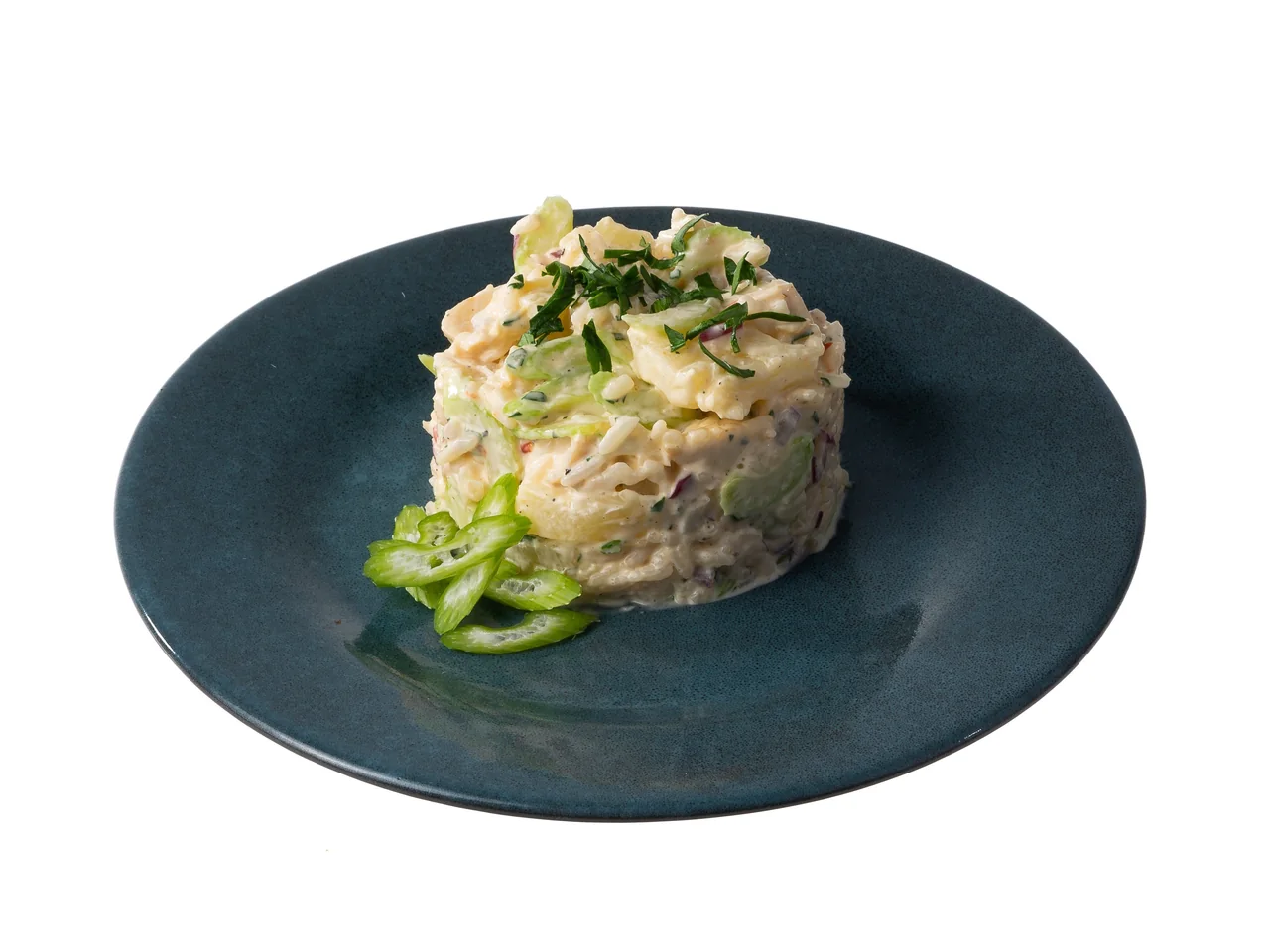 Салат с курицей и ананасом