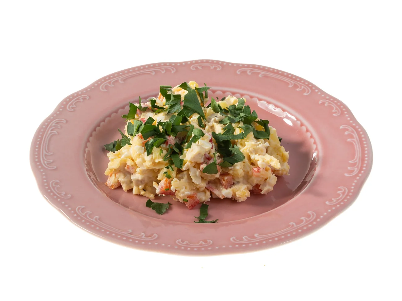 Салат с курицей и сыром