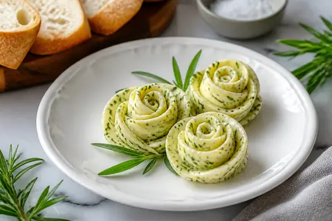 Масляная закуска-украшение с эстрагоном