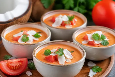 Томатно-кокосовая закуска