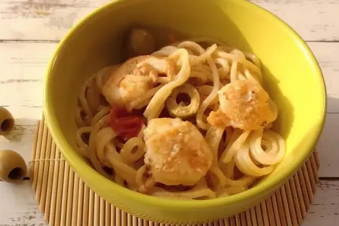 Паста с креветками