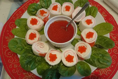 Быстрая закуска из трёх продуктов