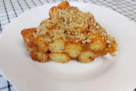 Торт без выпечки из кукурузных палочек