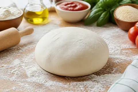 Сметанное тесто для пиццы
