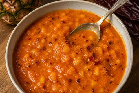 Ананасовый маринад с перцами чипотле