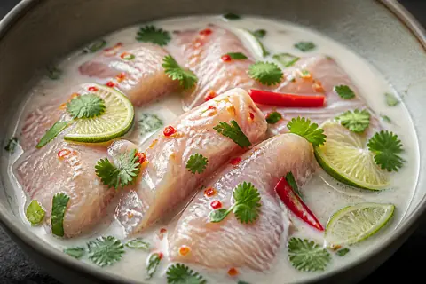 Кокосовый маринад для рыбы по-тайски