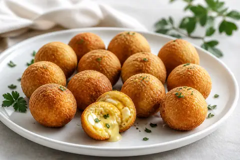 Сырно-яичные шарики (Французская закуска)