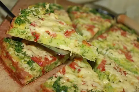 Пицца из кабачков