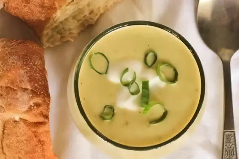 Картофельно-кабачковый суп-пюре