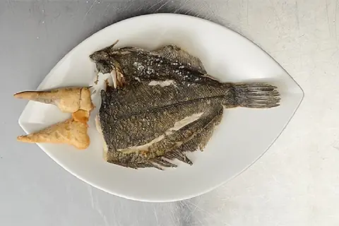 Жареная камбала