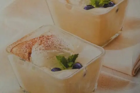 Карибский яичный десерт