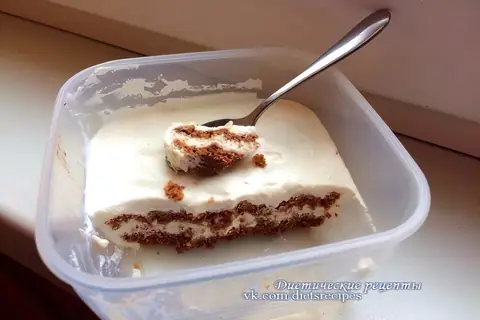 Творожно-желатиновый десерт